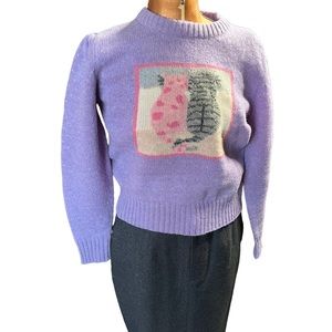 The Eagle’s Eye Wool Women’s vintage sweater 38 Fair condition